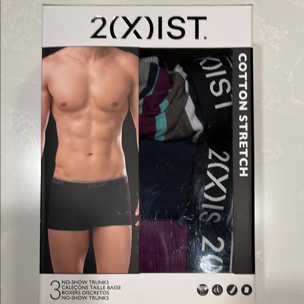 2xist Black Boxers for a Sleek Modern Fit